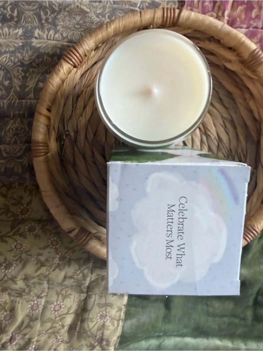 Homesick Candles “April Showers” Scented Candle RARE SCENT New in Box